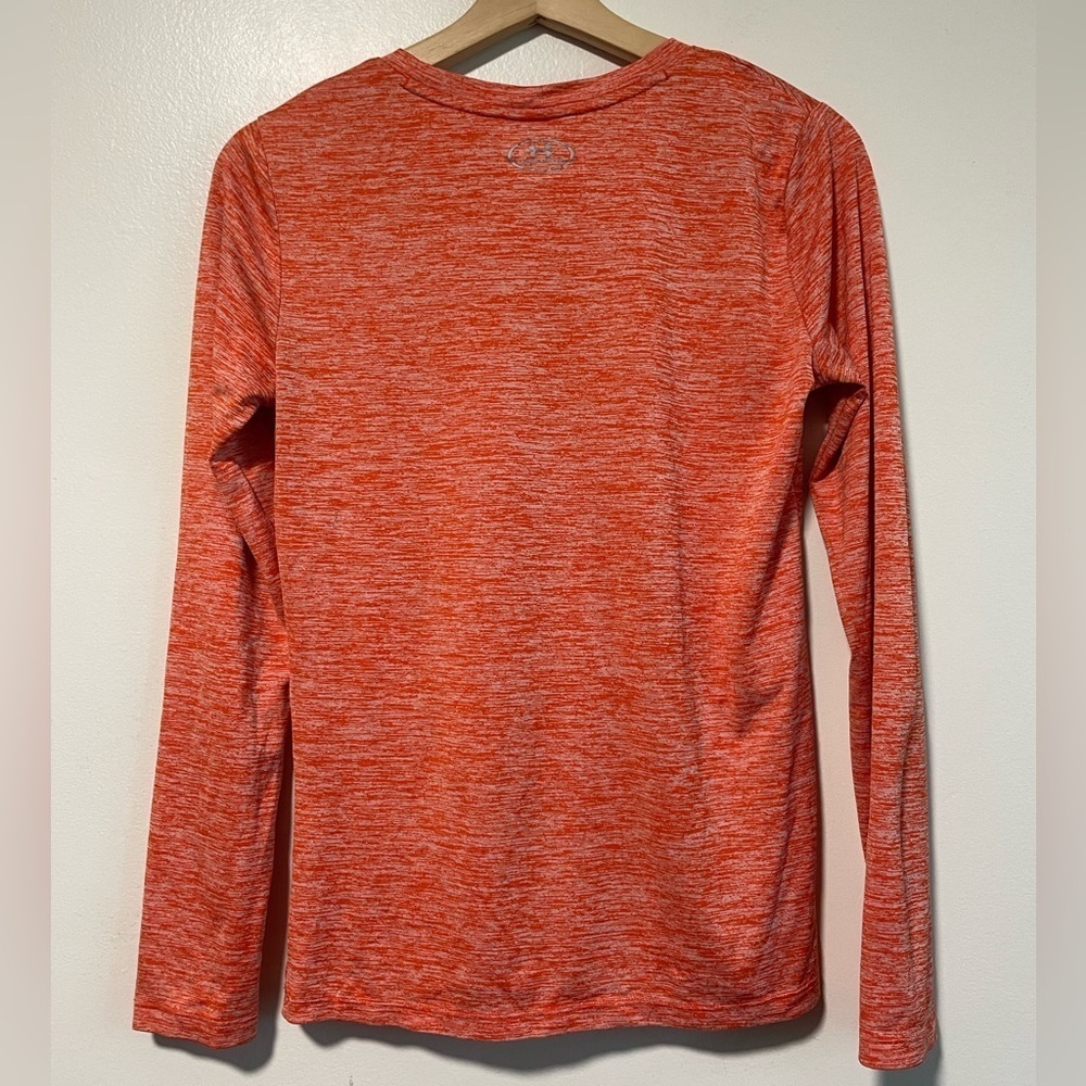 Under Armour Women’s Long  Sleeve Performance Shirt - Orange - Picture 9 of 11